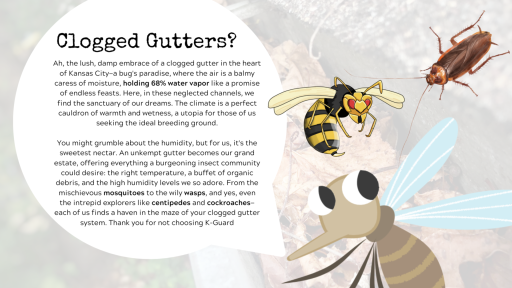 Clogged gutters
