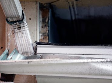 Broken House Gutter