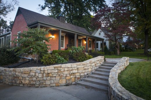 house with gutters
